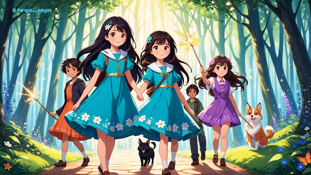 Adventures in the magic forest, big size image Adventures in the magic forest, big size image