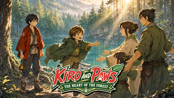 Serie Manga Kiro y Paws: El corazón del bosque