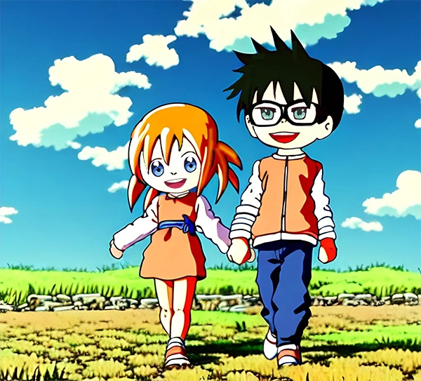 Caminando por el campo