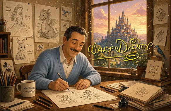 Walt Disney, character creator