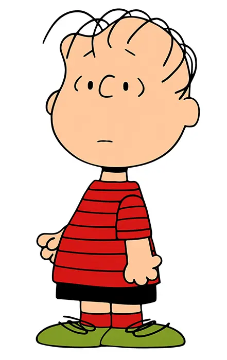 Character design of Linus van Pelt created by Charles M. Schulz