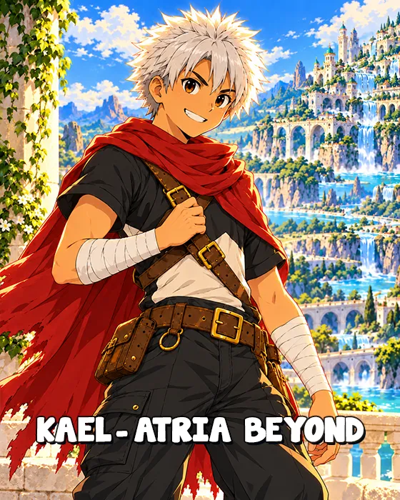Kael, the intelligent nomad in the red cloak