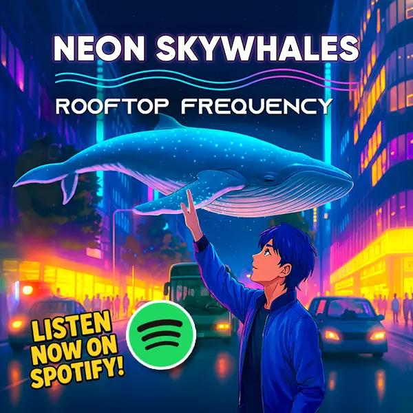 Listen now on Spotify: Neon Skywhales - Rooftop Frequency.