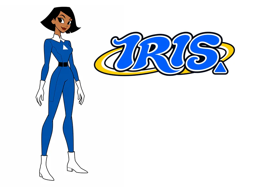 El personaje Iris de la serie Beat Bureau