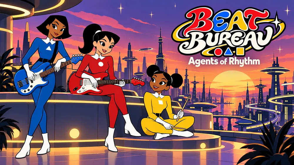 Serie de animación Beat Bureau, ritmo y amistad al atardecer